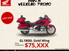 Brand New Honda GL1800 Goldwing for sale