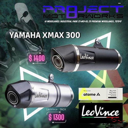 Leo Vince Exhaust For Yamaha Xmax300 for Sale in Singapore SGBikemart