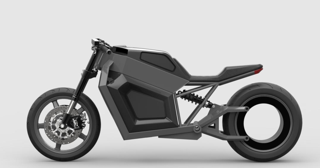 electric motorcycle frame