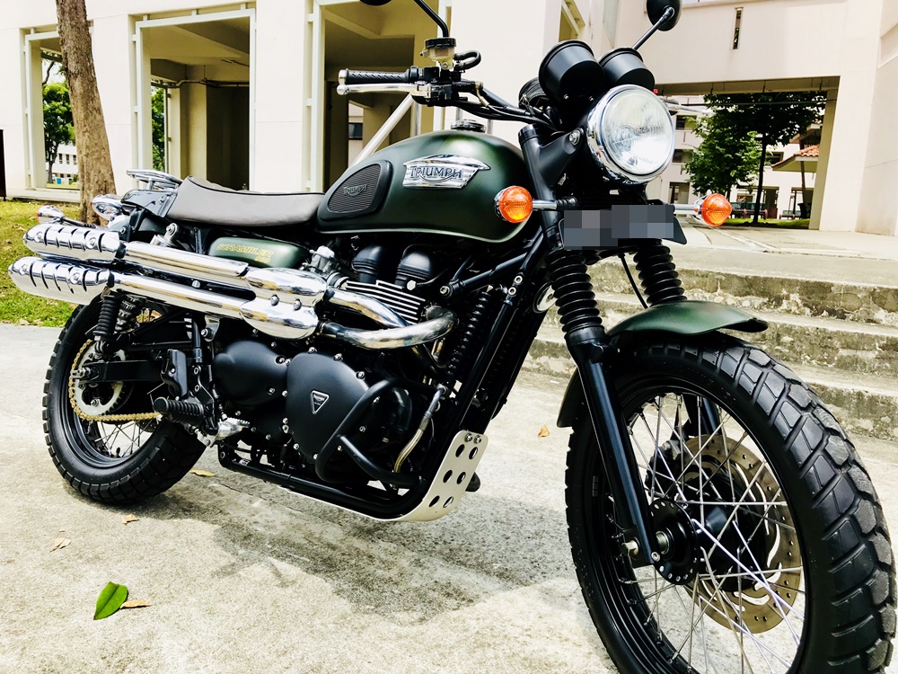 2013 triumph scrambler for sale