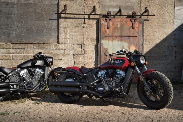 Indian Scout Bobber Red And Black 5948