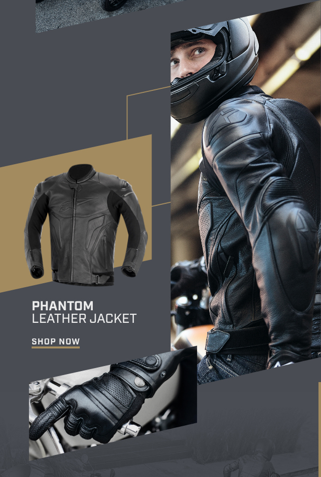 alpinestars phantom leather jacket