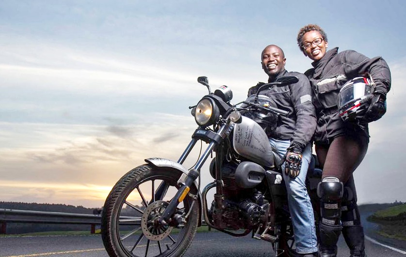 First Kenyan Couple to Tour World by Motorbike SGBikemart
