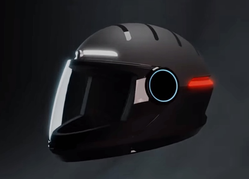 This Future Smart Motorcycle Helmet Will Have All The Good Features Needed - SGBikemart